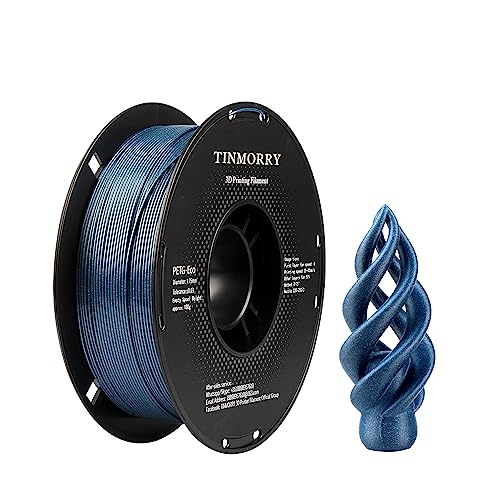 Sparkly PETG 3D Printer Filament 1.75mm, 1 KG, Sparkly Blue
