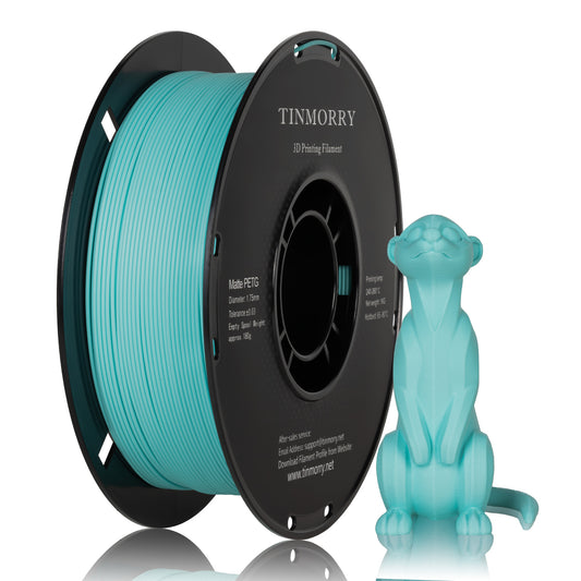 Matte PETG 3D Printer Filament 1.75mm, 1 KG, Matte Mint Green