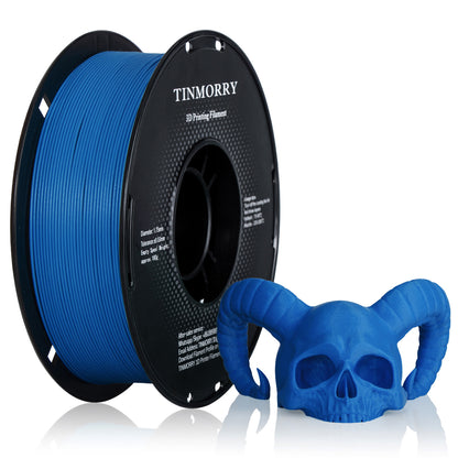 Glass Fiber PETG 3D Printer Filament 1.75mm, 1 KG, Frosted Blue