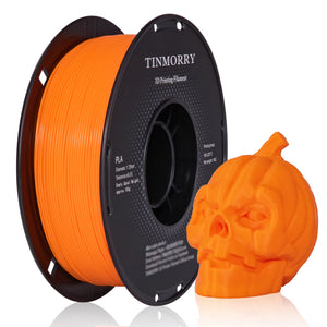 PLA Filament 1.75mm 1kg, TINMORRY 3D Printing for 3D Printer, 1 Spool, Orange