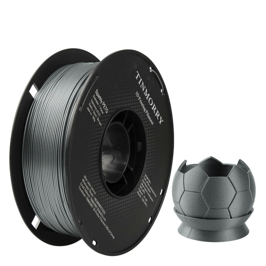Sparkly PETG 3D Printer Filament 1.75mm, 1 KG, Sparkly Silver