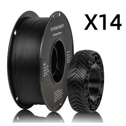 14 Rolls 95A TPU  Filament, 1 KG 1 Spool