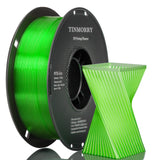 TINMORRY PETG Filament 1.75mm, Rapid PETG-Eco 3D Printing Filament, Compatible with Bambu Lab/Creality K1C / FLASHFORGE Adventurer 5M FDM 3D Printer, 1 KG 1 Spool, Transparent Green