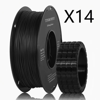 14 Rolls Value Pack & Save | 95A TPU  Filament, 1 KG 1 Spool