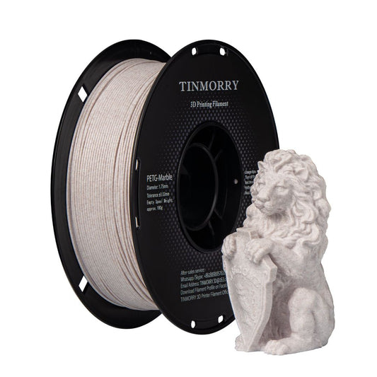 Marble PETG 3D Printer Filament 1.75mm, 1 KG, Marble Magic Brown