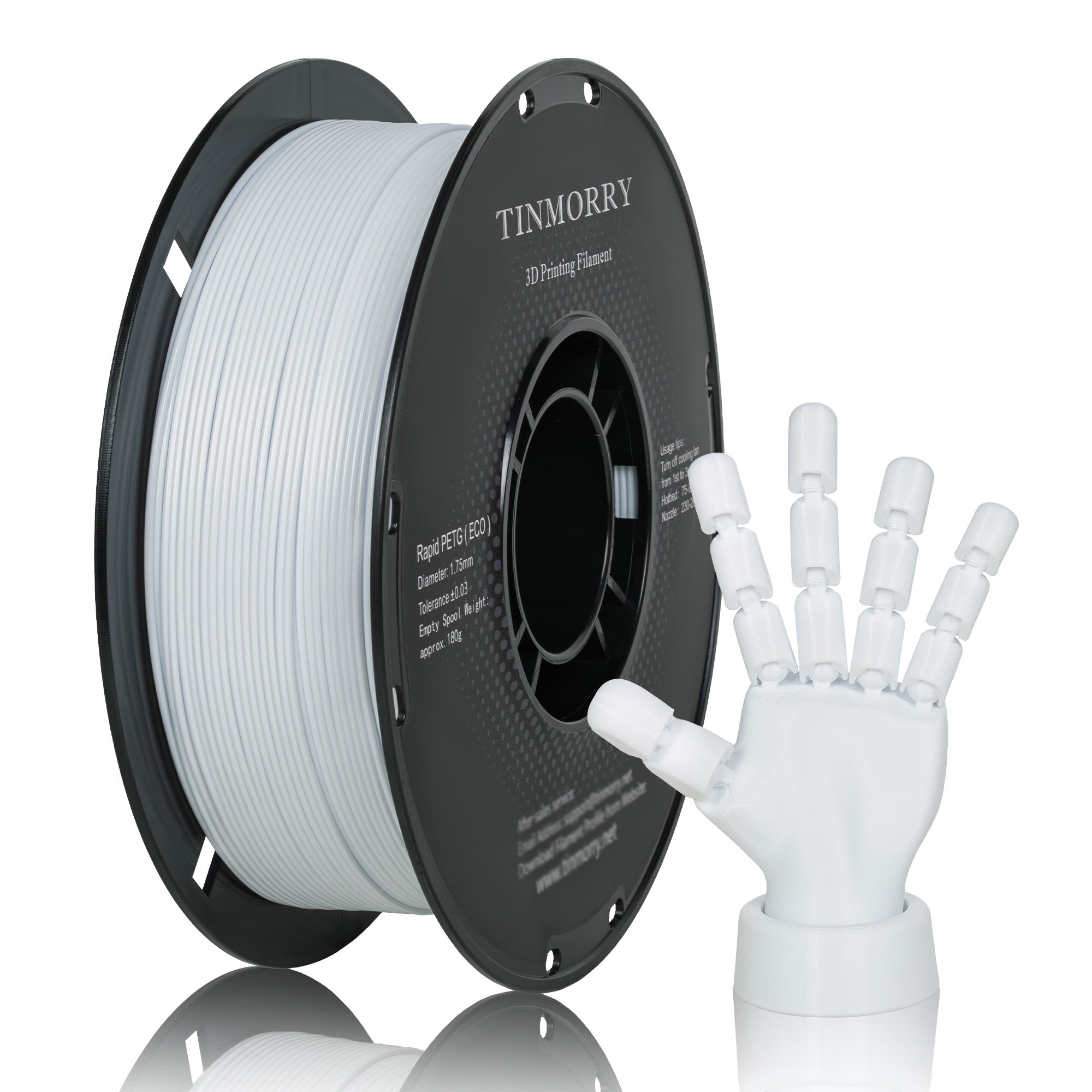 PETG Basic フィラメント ホワイト・ブラックセット FLASHFORGE フィラメント PETG(高速対応) 1000g ホワイト - FLASHFORGE