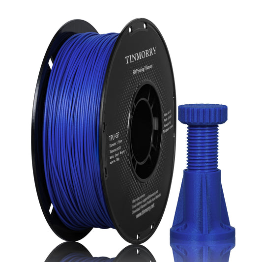 Glass Fiber TPU Filament 1.75mm, 1 KG, Frosted Blue
