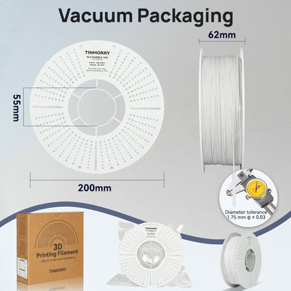Marble PLA 3D Printer Filament 1.75mm, 1 KG, White