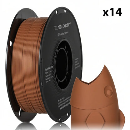 14 Rolls Matte PLA Filament, 1 KG 1 Spool