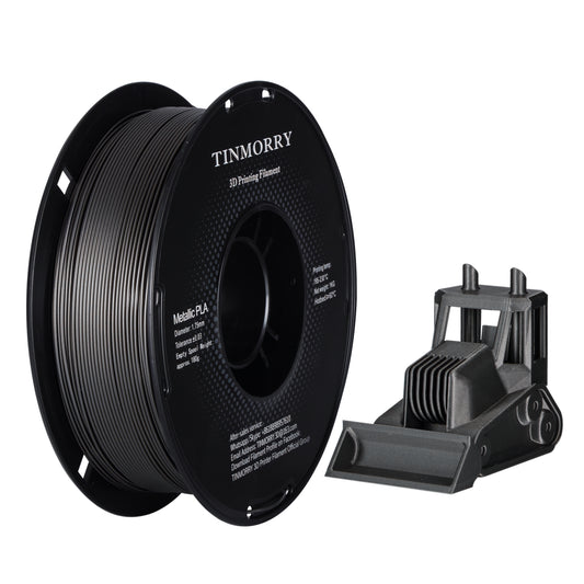 Metallic PLA 3D Printer Filament 1.75mm, 1 KG, Metallic Space Grey