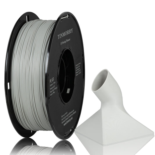 Glass Fiber PC 3D Printer Filament 1.75mm, 1 KG, Light Grey