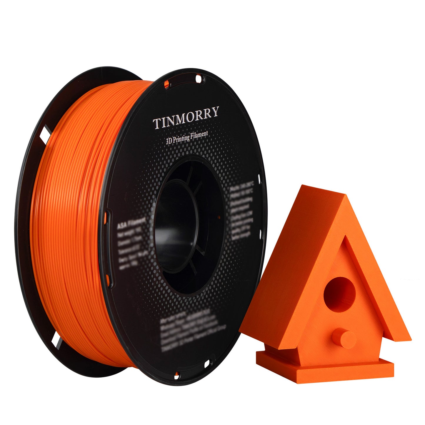 ASA 3D Printer Filament 1.75mm, 1 KG, Orange