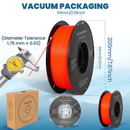 Rapid PETG-Eco 3D Printer Filament 1.75mm, 1 KG, Orange
