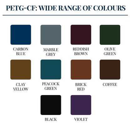 カーボンファイバー PETG フィラメント 1.75mm、TINMORRY PETG-CF 3D 印刷フィラメント、FDM 3D プリンター用、1 KG 1 スプール、カーボン ブルー