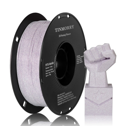 Marble PETG 3D Printer Filament 1.75mm, 1 KG, Marble Magic Purple