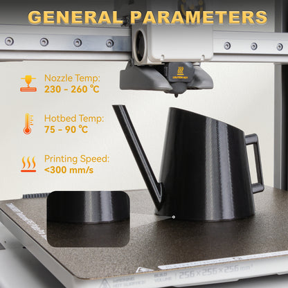 4 Rolls Value Pack & Save | PETG-ECO Filament, 1 KG 1 Spool, Black