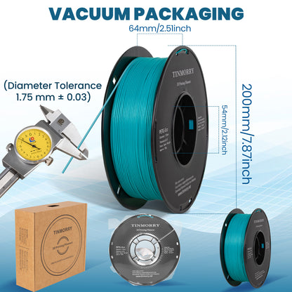 Rapid PETG-Eco 3D Printer Filament 1.75mm, 1 KG, Horizon Green