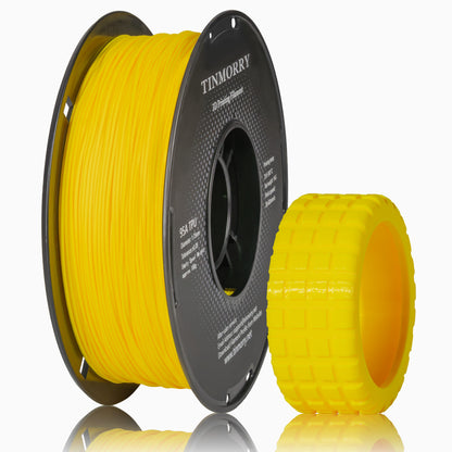 95A TPU 3D Printer Filament 1.75mm, 1 KG, Fluorescent Yellow