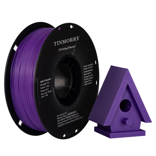 ASA 3D Printer Filament 1.75mm, 1 KG, Purple