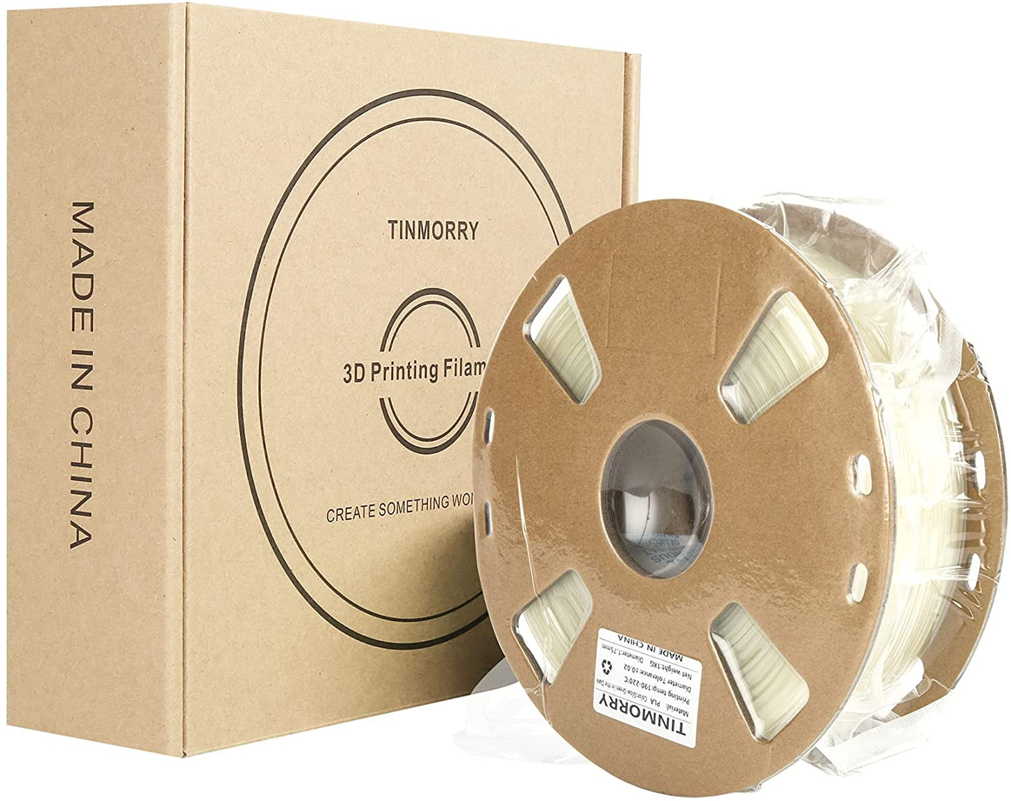 Glowing PLA 3D Printer Filament 1.75mm, 1 KG, Glow Green