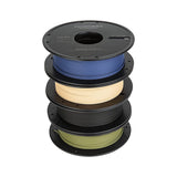 Matte PLA Filament 1.75 mm Combipack 2 kg, TINMORRY Filament 1.75 PLA, Filament 3D Printing Materials, Black + Army Green + Dark Blue + Khaki