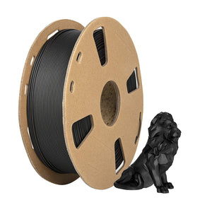 Carbon Fiber PLA Filament 1.75mm 1kg, TINMORRY PLA 3D Printing Materials for FDM 3D Printer, 1 Spool, Black