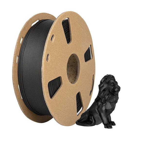 Carbon Fiber PLA Filament 1.75mm 1kg, TINMORRY PLA-CF 3D Printing Filament for FDM 3D Printer, 1 Spool, Black