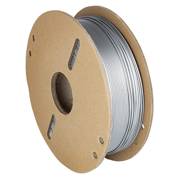 PLA Filament 1.75mm, TINMORRY 3D Printer Filament, 1 kg 1 Spool, Metallic Silver